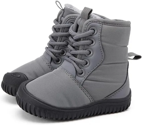 Miniatura 129 de BMCiTYBM Botas de nieve de invierno para bebés y niños pequeños, de piel sintética, cálidas, antideslizantes, zapatos para primeros pasos