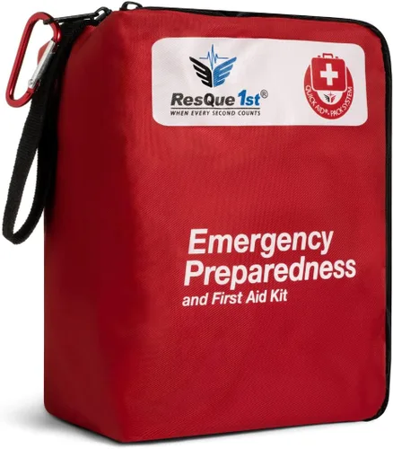 Kit de primeros auxilios para el hogar y botiquín de primeros auxilios para automóvil - Kit de primeros auxilios de viaje y equipo de campamento -