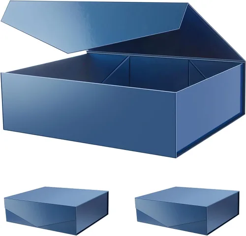 Miniatura 7 de PACKHOME 17 x 14.5 x 5.5 pulgadas, 3 cajas de regalo extra grandes con tapas, cajas de cierre magnético para ropa y regalos grandes