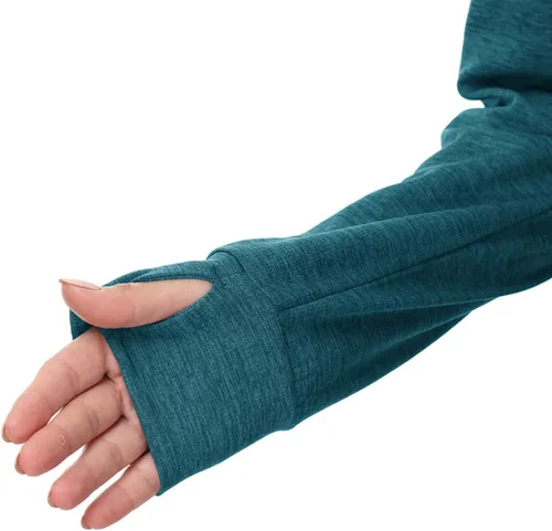Miniatura 77 de TBMPOY Chaquetas con capucha y protección solar UPF 50+ para mujer, ligeras, de manga larga, para senderismo, exteriores, con cremallera completa