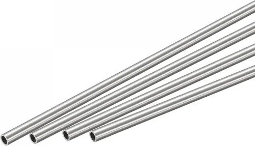 Miniatura 17 de uxcell Tubo redondo de acero inoxidable 304 0.079 in OD 0.008 in espesor de pared 11.811 in longitud 4 piezas