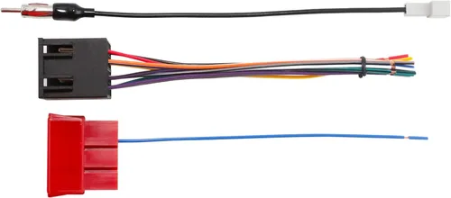 Miniatura 6 de RED WOLF Arnés de radio ISO para automóvil con adaptador de antena para Hyundai Elantra Accent 2008-2010, para 2009-2010 Kia Sportage Soul