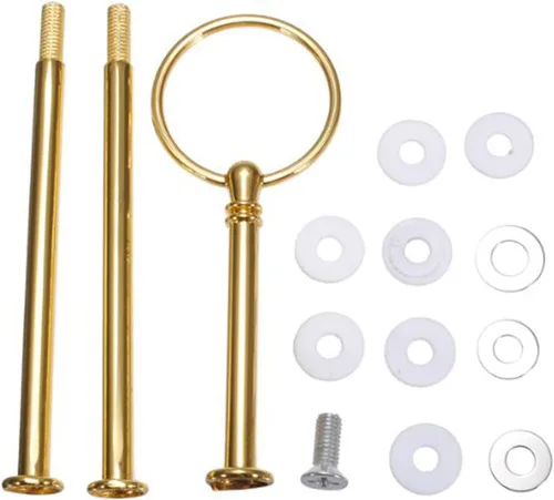 Miniatura 12 de Snadulor - Soporte redondo para tartas de 3 niveles y 13 pulgadas