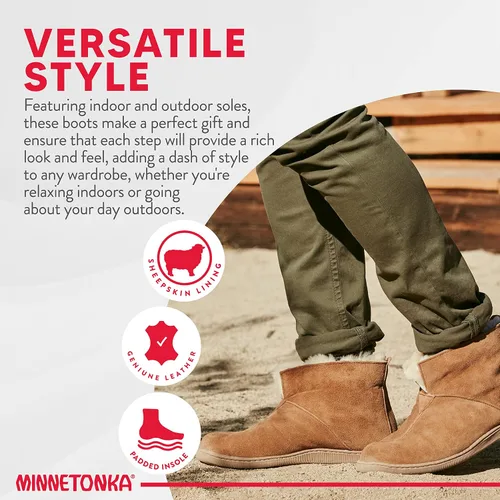 Miniatura 5 de Minnetonka Botines de piel de oveja para hombre