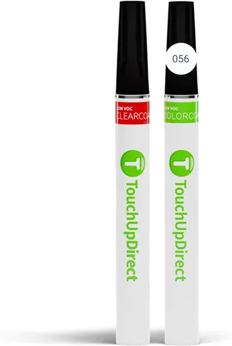 TouchUpDirect - Kit Essential de pinceles para retoque de pintura de automóvil, conciencia exacta con la pintura de color blanco 056 White/Natural