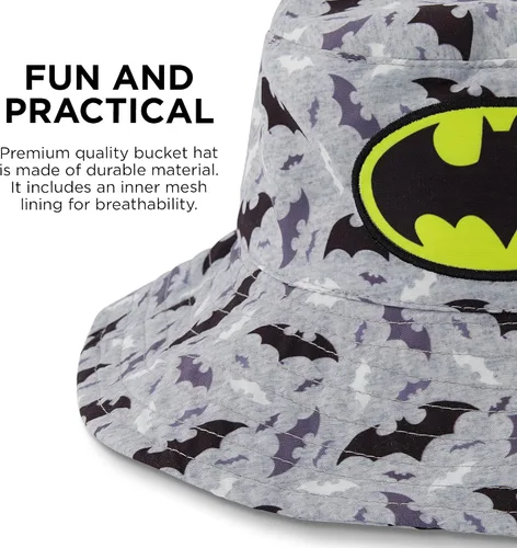 Miniatura 3 de DC Comics Gorra de béisbol con diseño de pescador, sombrero de sol para niños de 2 a 4 años