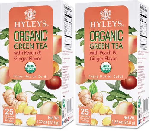 Miniatura 16 de Hyleys Té verde orgánico sabor a bayas de acai y arándanos - 25 bolsas de té