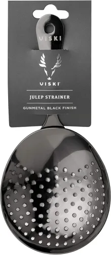 Miniatura 8 de Viski Julep - Colador de cóctel de acero inoxidable, herramientas de barra, cuchara de bebidas para camareros y mixólogos, uso doméstico o Negro