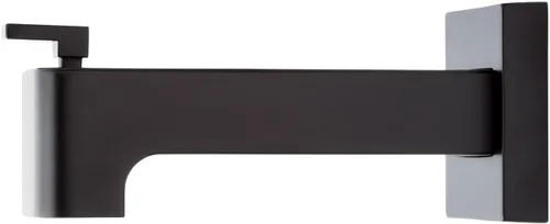 Miniatura 2 de Signature Hardware 449813 Hibiscus - Boquilla desviadora integrada de 7-11/16", negro mate, latón