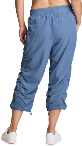 Miniatura 23 de RBX Pantalón capri tejido ligero con cordón para mujer, talla grande