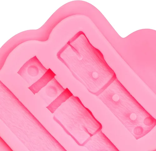 Miniatura 8 de Moldes de silicona para cinturón, moldes de chocolate, molde para hornear para decoración de pasteles, decoración de cupcakes, caramelo, azúcar