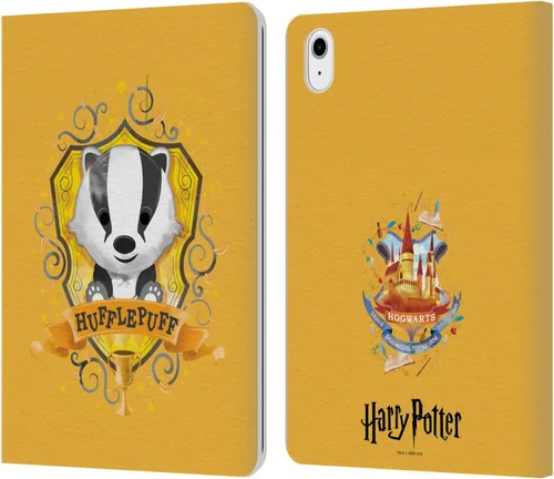 Miniatura 13 de Head Case Designs Funda de piel con licencia oficial de Harry Potter Gryffindor Deathly Hallows II, compatible con Apple iPad 10.2 2019/2020/2021