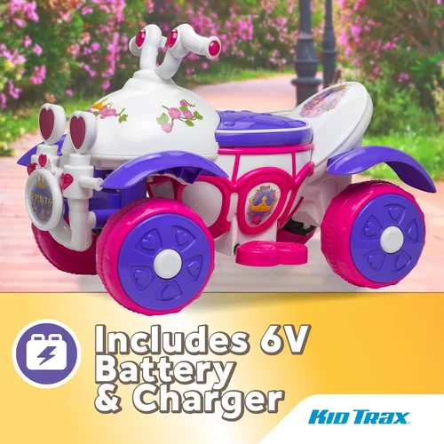 Miniatura 6 de Kid Trax Royal Princess 6V para niños pequeños, juguetes de montar para niños - Juguetes para niñas pequeñas, para interiores y exteriores, coche