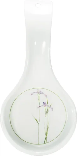 Miniatura 3 de Corelle Coordinates by Reston Lloyd - Soporte de cuchara doble de melamina, hoja de bambú