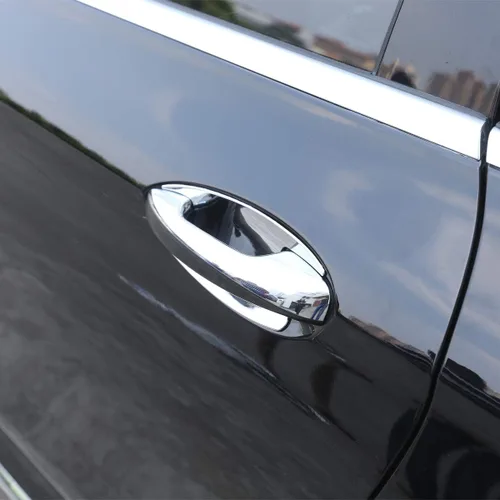 Miniatura 5 de Cubierta exterior para manija de puerta para Mercedes Benz E Class W213 W205 X253 Cromo (ABS cromado)