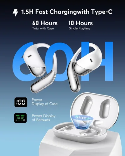 Miniatura 5 de Auriculares de traducción AI en tiempo real, 198 audífonos de traductor de idiomas, Audifonos Traductores Inglés Inglés, auriculares de traducción 3