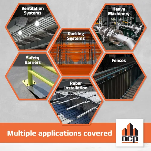 Miniatura 7 de DCP Quickmast AE15 - Epoxi para hormigón para barras de refuerzo y varillas - Sistema de anclaje de alta resistencia, epoxi acrilato de dos partes