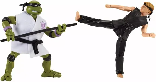 Miniatura 2 de Teenage Mutant Ninja Turtles vs. Cobra Kai Donatello vs. Johnny Lawrence 2 Pack