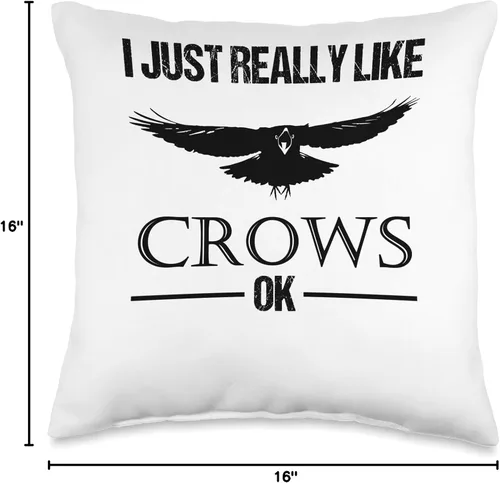 Miniatura 4 de Krähen Raben Vögel Liebhaber Bekleidung Crow Raven Lovers Saying Viking Fans Hugin and Munin - Almohada de 16 x 16 pulgadas, multicolor