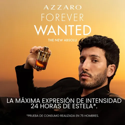 Miniatura 6 de Azzaro Forever Wanted Absolu - Colonia para hombre - Con esencia de incienso, acorde de whisky y vainilla - Larga duración - Perfume de lujo