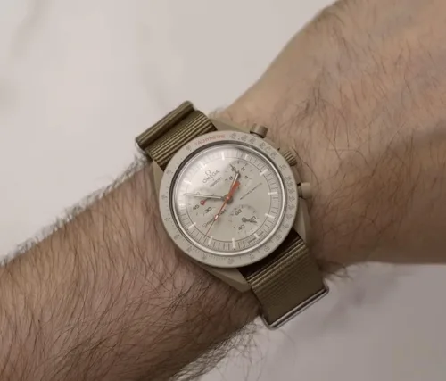 Miniatura 6 de Correa de reloj para Omega X Swatch Moonswatch Correa de reloj Speedmaster 20MM de liberación rápida de goma de repuesto