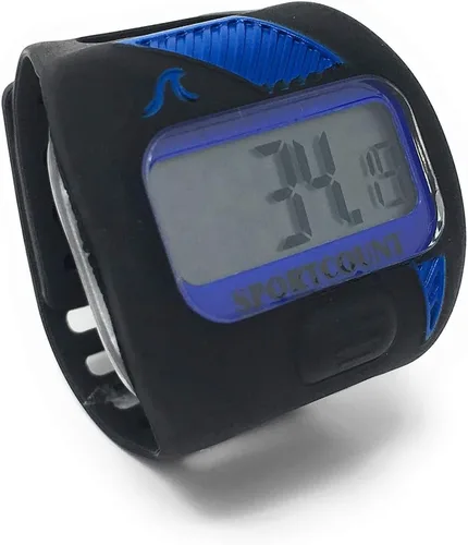 Sportcount Contador de vueltas y temporizador - Temporizador de vueltas impermeable para natación, ciclismo, carrera y triatletas - Rastrea con