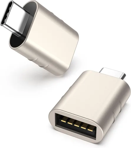 Miniatura 16 de Syntech Paquete de 2 adaptadores USB C a USB, adaptador USB C macho a USB 3 hembra compatible con iPhone 17 Pro Max, MacBook Pro Air 2024, iMac