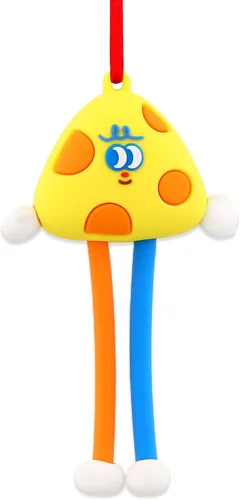 D4DREAM Adornos de Navidad de queso para decoración de árboles, adornos de comida de queso, regalos para niños, hombres y mujeres, amantes del queso