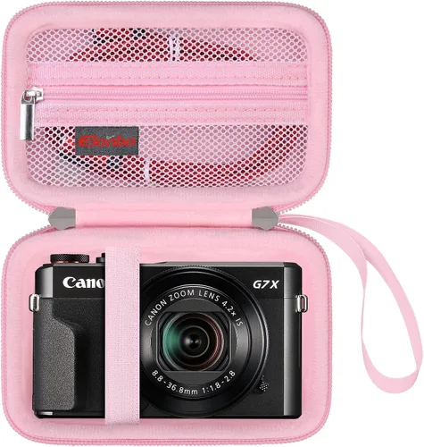 Miniatura 9 de Elonbo Funda de transporte para cámara digital Canon PowerShot G7 X Mark III/G7 X Mark II/G7 X, Canon G7X Mark iii/ii 4K Vlogging Cámara Bolsa