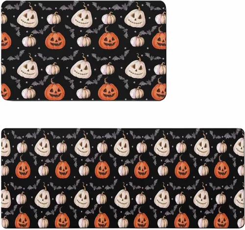 Tapete de baño de Halloween para bañera, antideslizante, de secado rápido y absorbente, tierra de diatomeas, fregadero, dormitorio, cocina, sala de