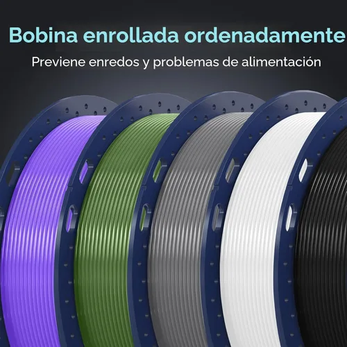 Miniatura 6 de SUNLU - Filamento PLA Plus para impresora 3D, 1.75 mm, bobina de 1 kg (2.2 lb), enrollado de forma ordenada, precisión dimensional ±0.02 mm