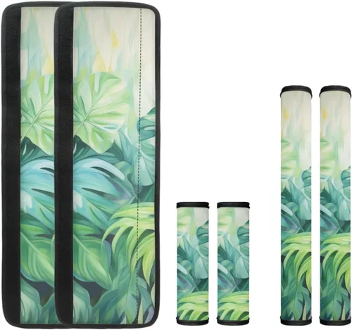 Miniatura 22 de DISNIMO Fundas protectoras de repuesto para refrigerador con diseño floral bohemio de libélula, fundas protectoras lavables para puertas de cocina