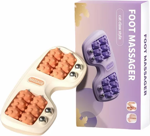 Miniatura 7 de Masaje de rodillo de pie para fascitis plantar, terapia portátil de rodillos para pies para circulación y alivio del dolor, reflexología y Verde