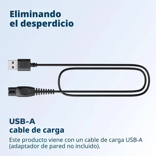 Miniatura 2 de Philips Norelco Shaver 3000 Series, afeitadora eléctrica en seco y húmedo, P-Cap, bolsa de viaje, color oro ceniza, modelo S3242/90