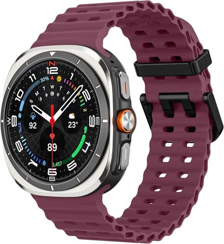 Miniatura 21 de MoKo Correa deportiva compatible con Samsung Galaxy Watch Ultra Band de 1.850 in (2024) para mujeres y hombres, correa de reloj impermeable