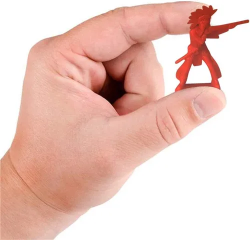 Miniatura 4 de ArtCreativity Surtido de 144 figuras de acción de vaquero e indio – Mini figuras de plástico a granel en varios colores y posturas – recuerdos