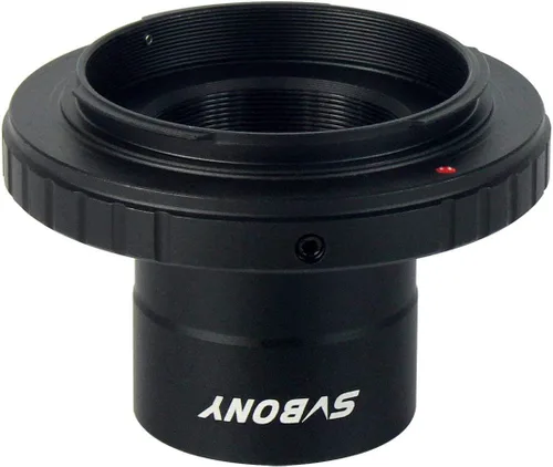 Miniatura 5 de SVBONY Adaptador de foto para telescopio, adaptador T y adaptador de anillo T T2 de 1.25 pulgadas, accesorio para telescopio compatible con cámara