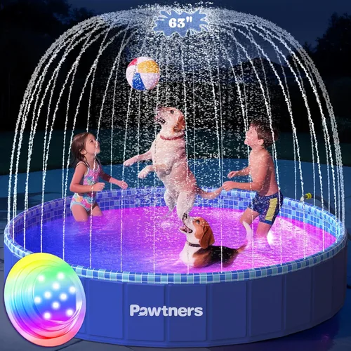 Miniatura 10 de Piscina inflable para niños, almohadilla antideslizante para patio trasero, piscina infantil de PVC grueso para interiores y exteriores, estanque