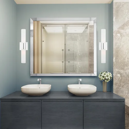 Miniatura 2 de Livex Lighting 10102-05 Aero - Luz de baño con 2 luces, cromada, 4.5" x 18