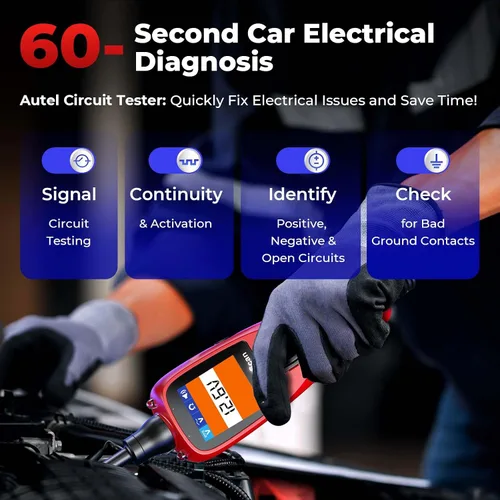 Miniatura 3 de Autel Probador de circuito del escáner MP900TS+, herramienta de escaneo 2025 MP900-TS con sonda de circuito de alimentación automática