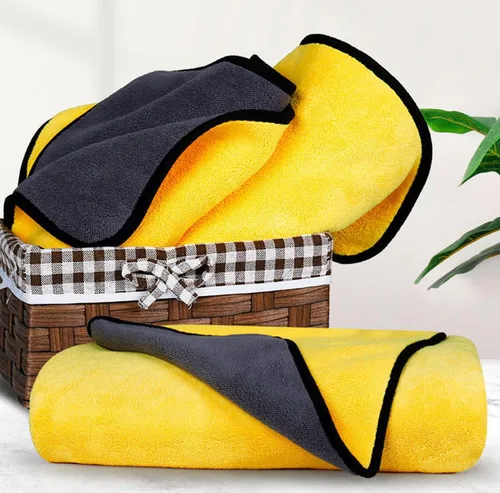 Miniatura 7 de Toalla para perros, paquete de 2 toallas de baño grandes para perros, toallas de playa de microfibra súper absorbentes para secado rápido, perros