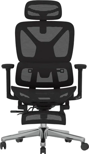 Miniatura 11 de FLEXISPOT ErgoX - Silla de oficina ergonómica premium con reposapiés, reposabrazos 3D ajustables, soporte lumbar dinámico, función de reclinación e