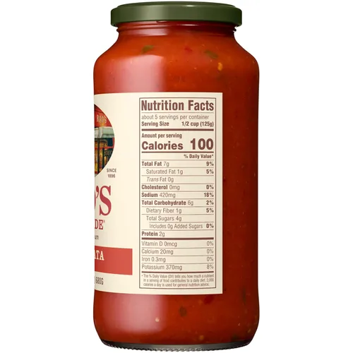 Miniatura 6 de Salsa arrabbiata Rao’s Homemade, 24 oz, salsa de tomate picante para pasta, baja en carbohidratos, apta para dietas Keto, natural, calidad premium