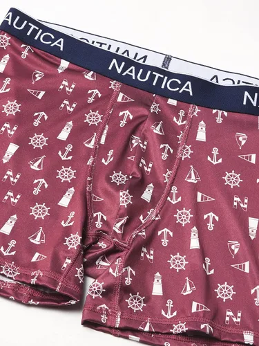 Miniatura 3 de Nautica - Paquete de 4 calzoncillos tipo bóxer micro para hombre