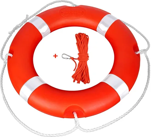 Miniatura 16 de Life Ring for Boating Safety - 23" and 28" Boat Safety Throw Rings with Reflective Strip and Grab Lines