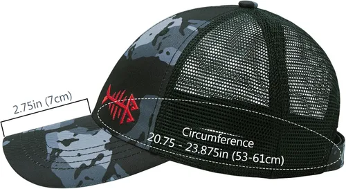 Miniatura 3 de BASSDASH Altimate - Gorro de pesca con espalda de malla para hombres y mujeres, gorra de béisbol ajustable