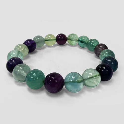 Miniatura 377 de Gem Avenue Handmade Round Bead Stretch Bracelet Unisex Natural Stone Beaded Jewelry for Men & Women, Elastic Wristband for Daily Wear