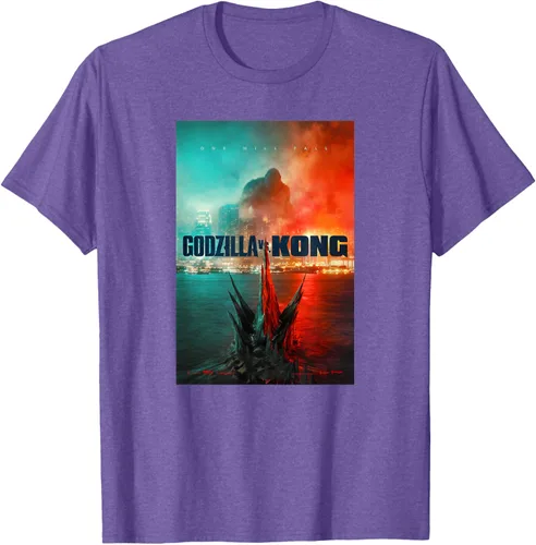 Miniatura 5 de Godzilla vs Kong - Camiseta oficial con póster, Negro
