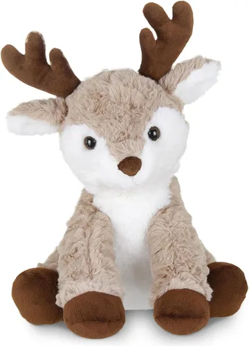 Miniatura 7 de Bearington Dinky Elefante de Peluche Animal Relleno - Elefante Bebé Suave de 11" con Orejas Caídas y Cuerpo Abrazable - Adorable Juguete