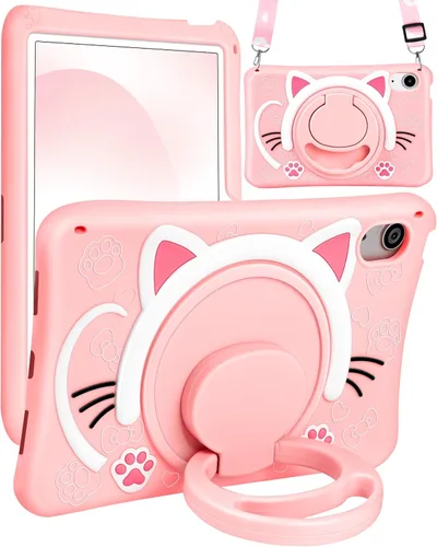 Miniatura 25 de Wazzasoft para iPad A16 Funda/Funda de 10ª Generación - Funda de Tablet de Silicona Suave para iPad 11 11 Pulgadas/10 10.9 Pulgadas Funda para Rosa